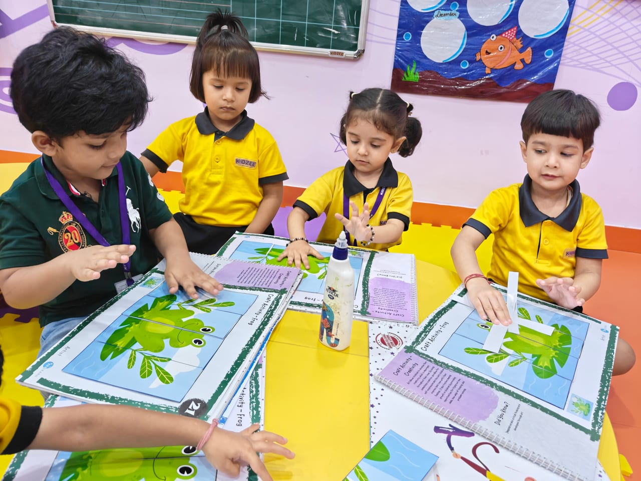 Nursery learning activities at Kidzee Sector 12 Dwarka