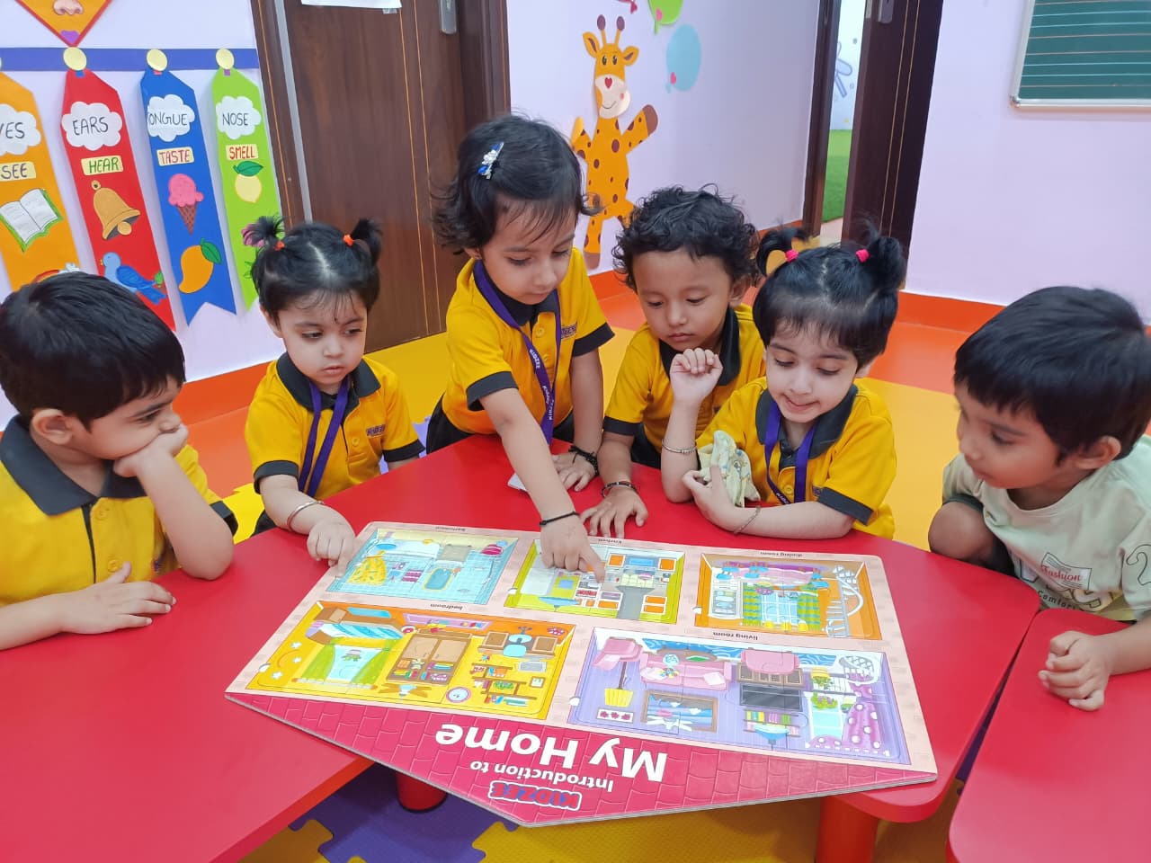 Playgroup learning activities at Kidzee Sector 12 Dwarka